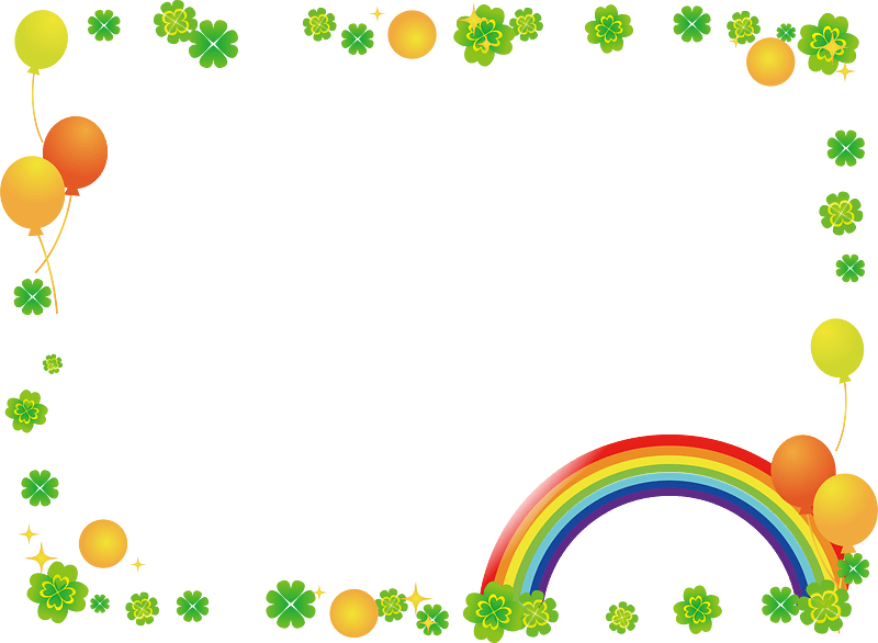 Four leaf clover frame
