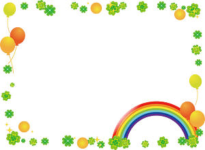 Four leaf clover frame