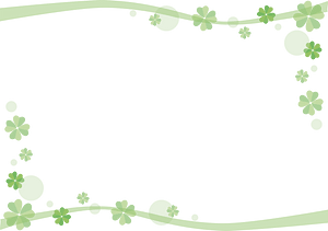 Four leaf clover frame