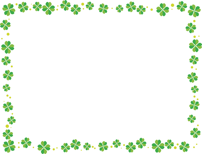 Four leaf clover frame