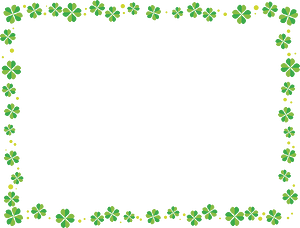 Four leaf clover frame