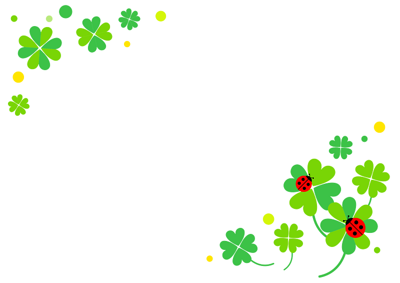 Four leaf clover frame