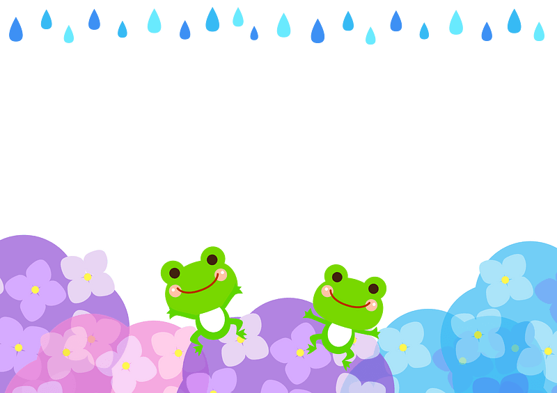 Frog rain frame