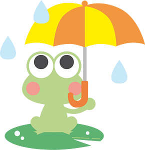 Frog umbrella