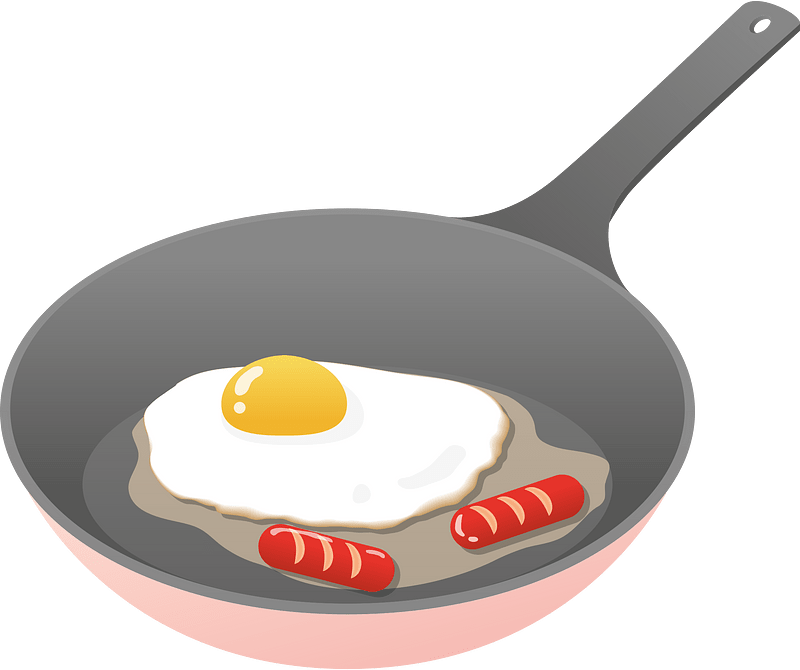 Frying pan cooking