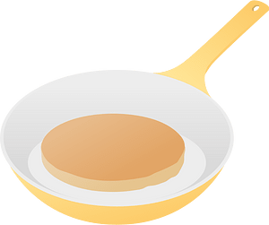 Frying pan cooking