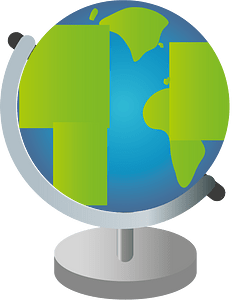 Geographical globe
