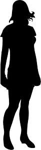 Girl silhouette