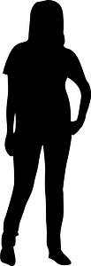 Girl silhouette