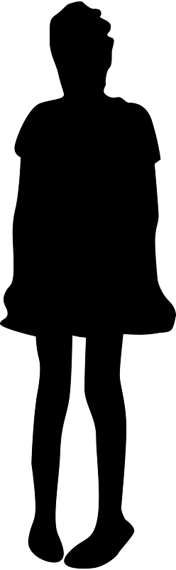 Girl silhouette