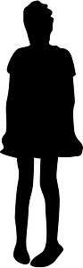 Girl silhouette