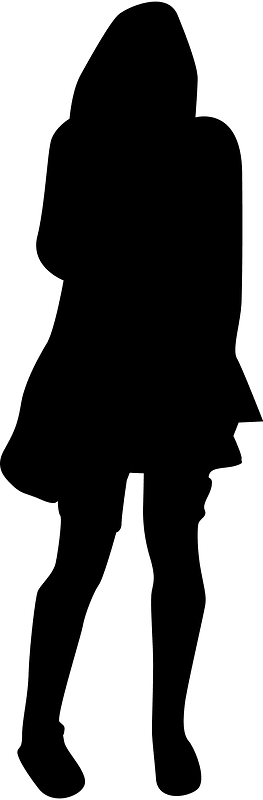 Girl silhouette