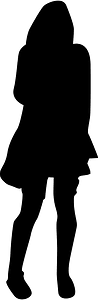 Girl silhouette