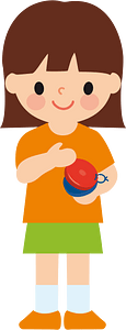 Girl with castanets
