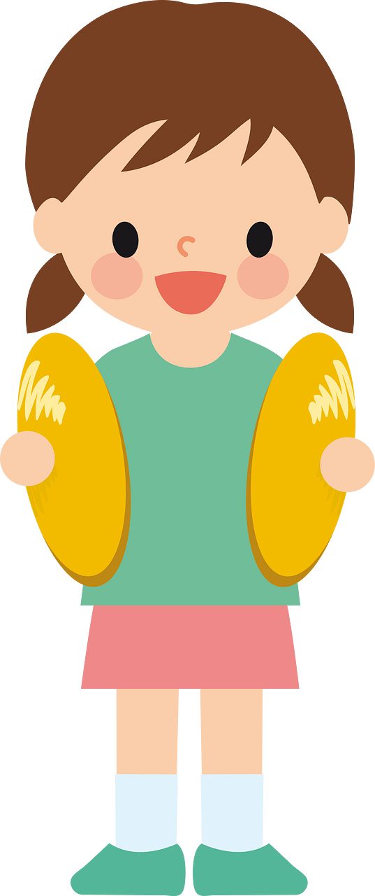 Girl with cymbal