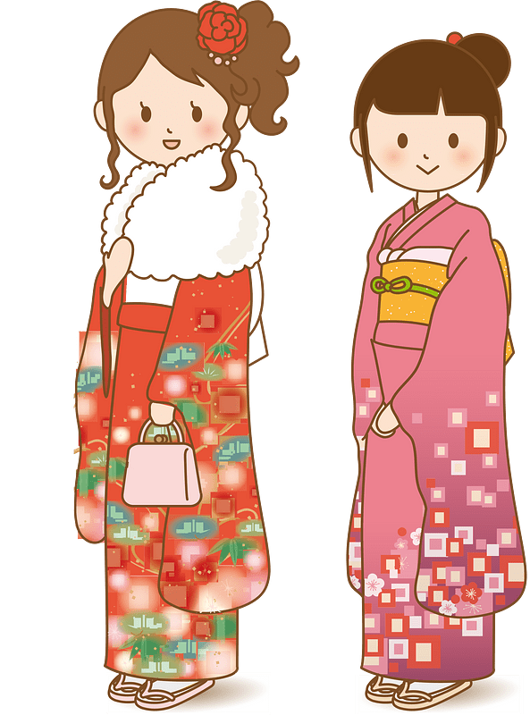 Girls in kimomo