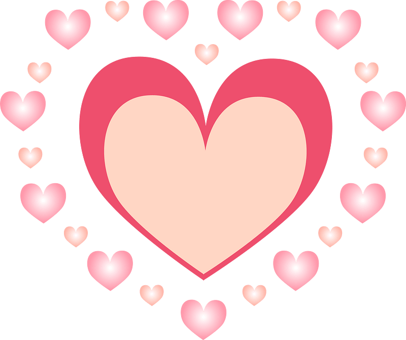 Heart decoration