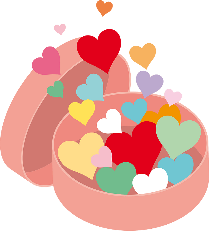 Heart gift box