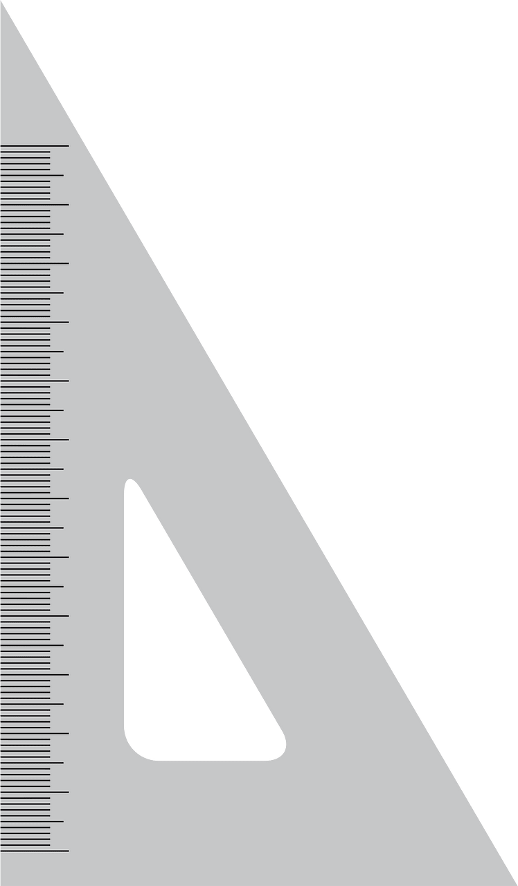 Triangle ruler