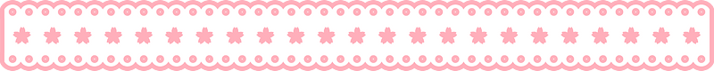 Cherry blossoms lace line