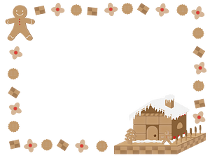Ginger cookie frame