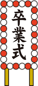 Graduation signboard