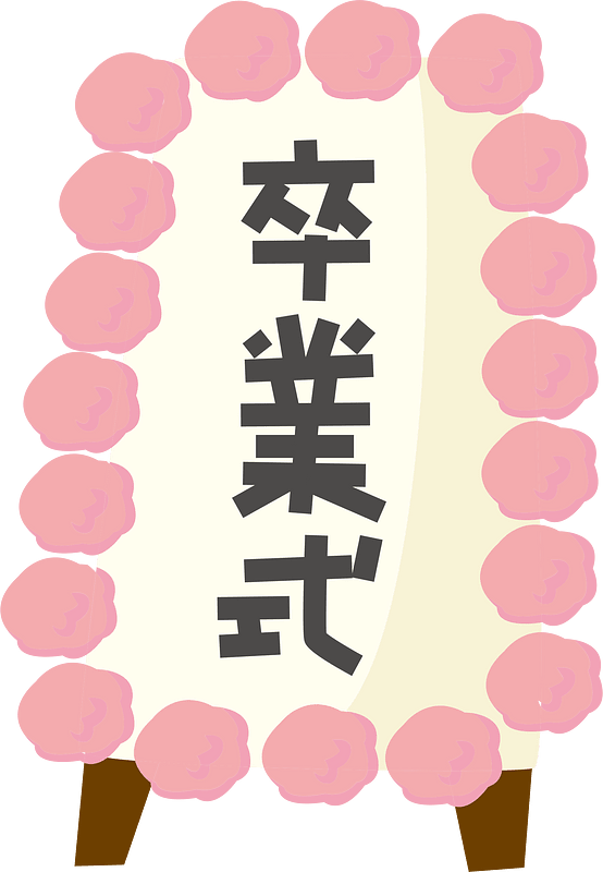 Graduation signboard