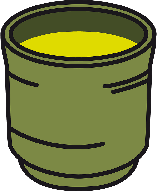 Green tea teacup