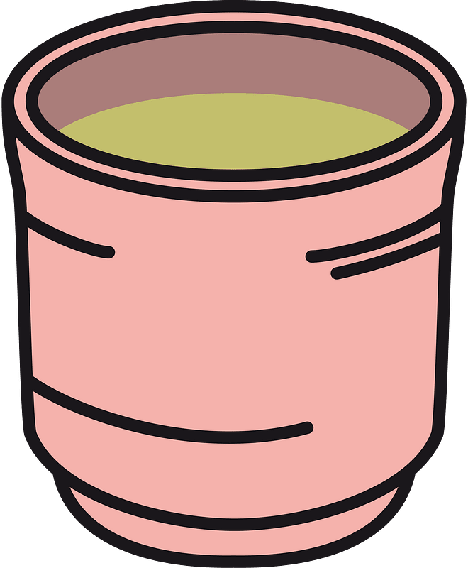 Green tea teacup