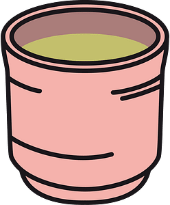 Green tea teacup