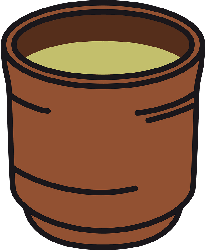 Green tea teacup
