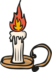 Halloween candle