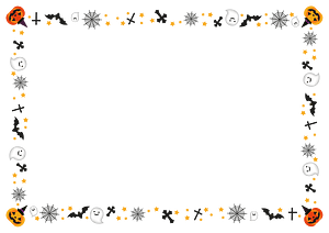 Halloween frame