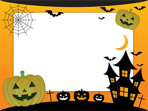 Halloween frame