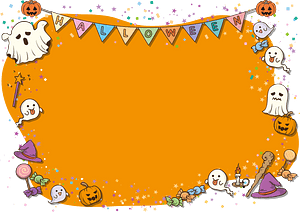 Halloween frame