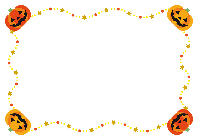 Halloween frame