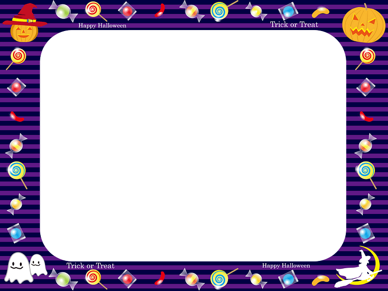 Halloween frame