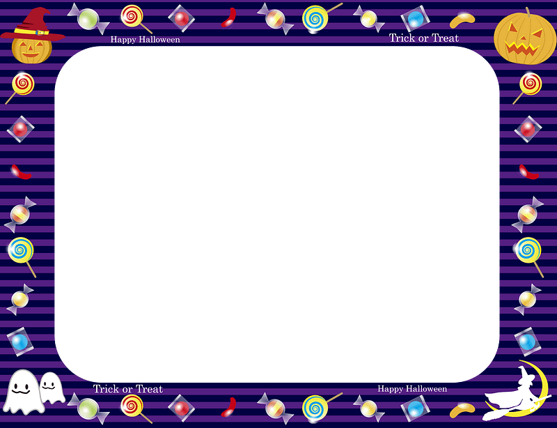 Halloween frame