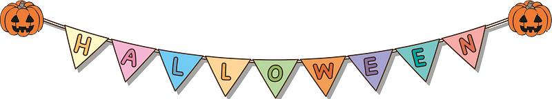 Halloween garland