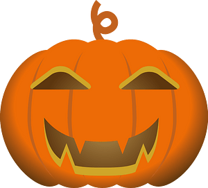 Halloween jack o lantern
