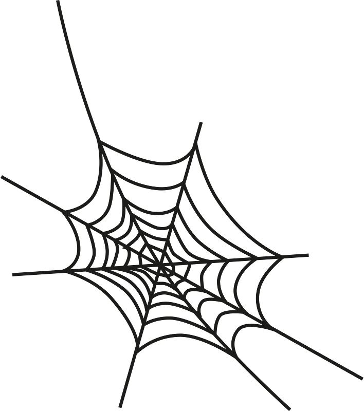 Halloween spider web