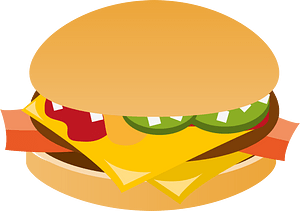 Hamburger fast food