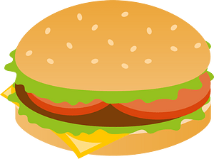 Hamburger fast food