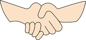 Handshake hand