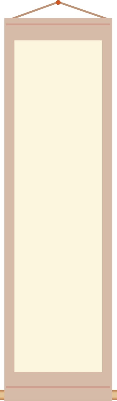 Hanging scroll