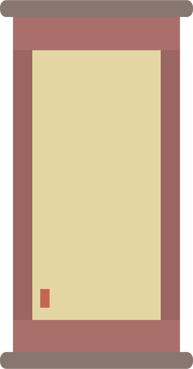 Hanging scroll