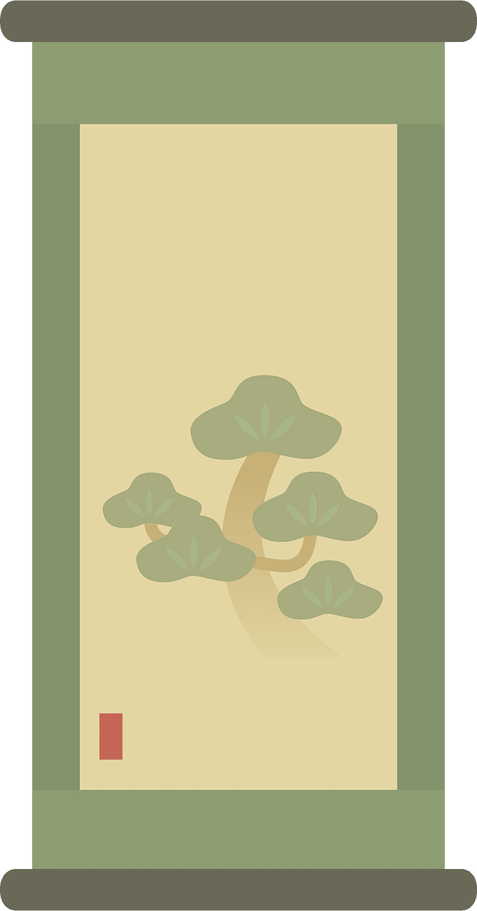 Hanging scroll