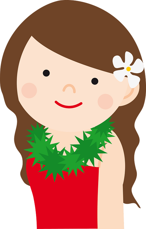 Hawaiian hula dancer