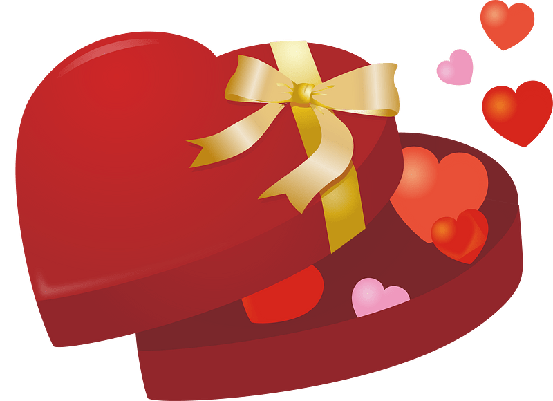 Heart gift box