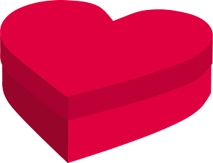 Heart gift box
